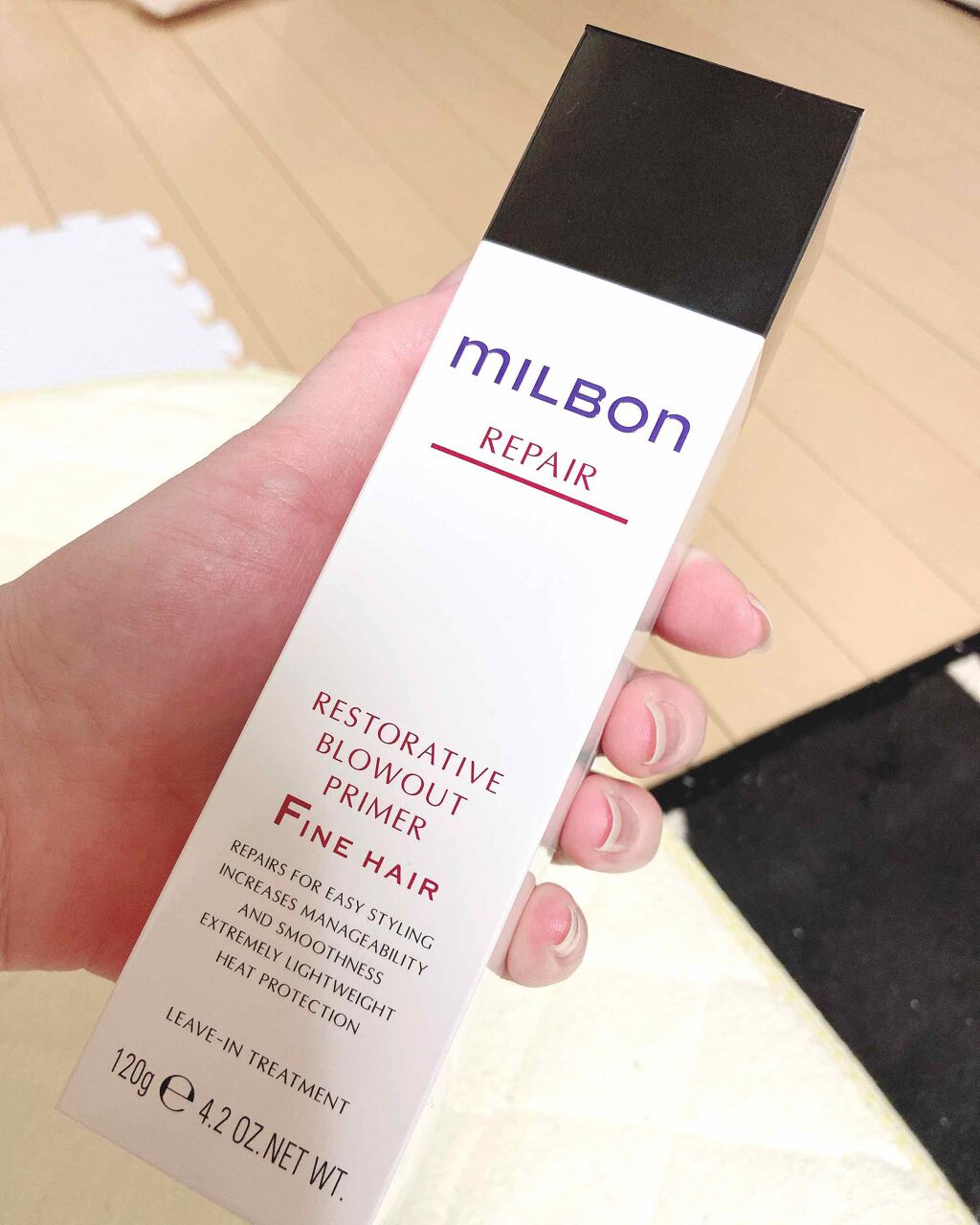 リストラティブ ブローアウトプライマー ファインヘア/ミルボン/ヘアミルクを使ったクチコミ(1枚目)