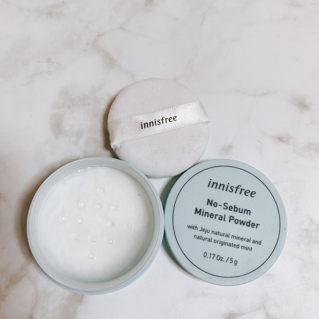 ノーセバム ミネラルパウダー/innisfree/ルースパウダーを使ったクチコミ(2枚目)