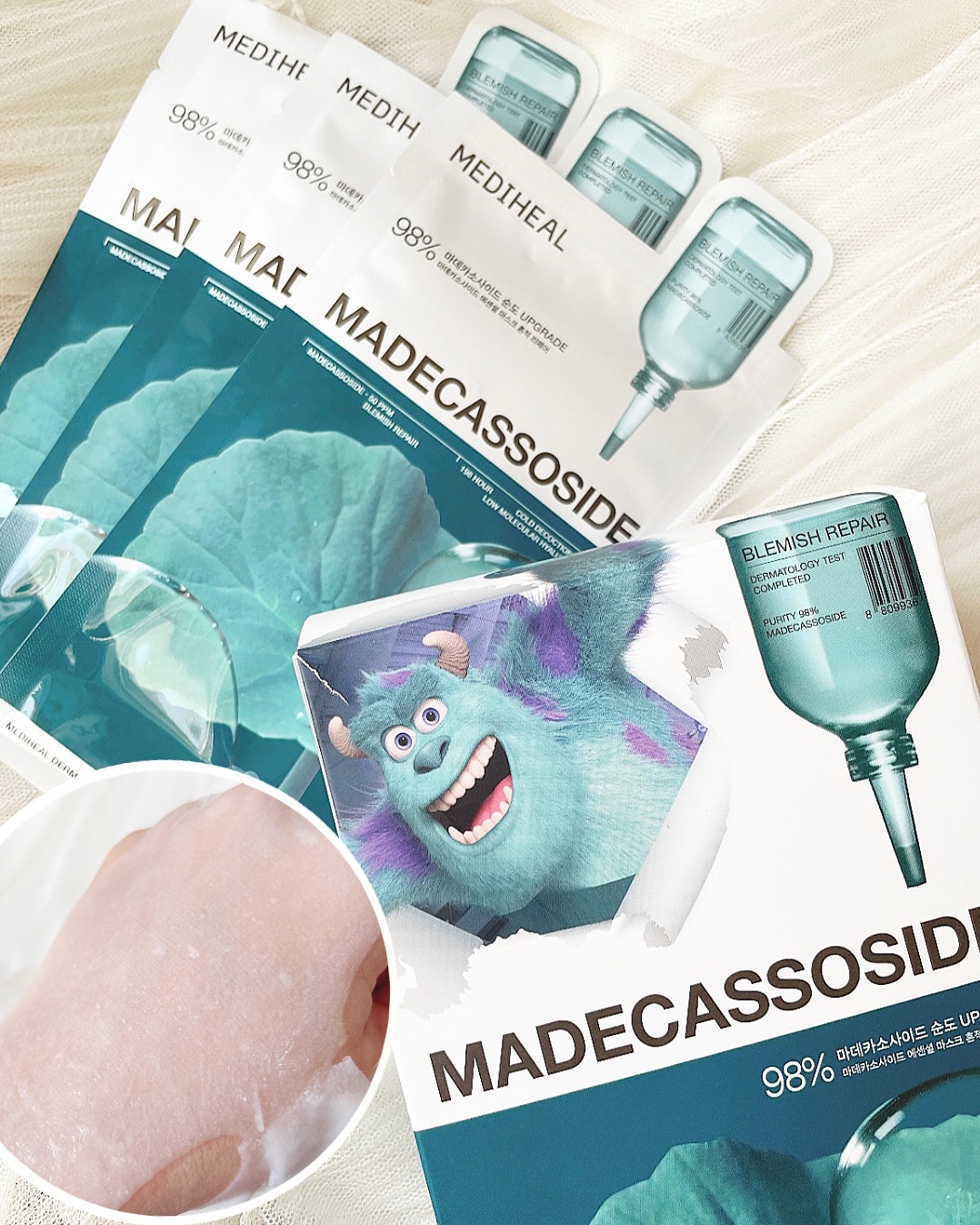 マデカッソシド エッセンシャルマスク/MEDIHEAL/シートマスク・パックを使ったクチコミ（3枚目）