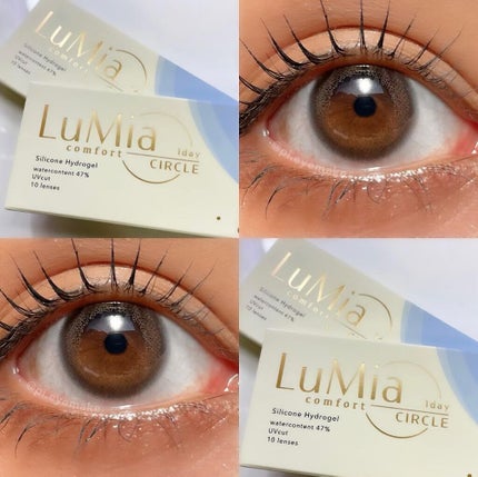 LuMia comfort 1day CIRCLE ルースブラック/LuMia/ワンデー(1DAY)カラコンを使ったクチコミ(2枚目)