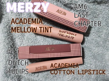 MERZY アカデミアメロウティントのクチコミ「MERZY
ACADEMIA COTTON LIPSTICK
AL5
ACADEMIA MEL.....」（1枚目）