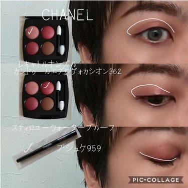 レ キャトル オンブル/CHANEL/アイシャドウパレットを使ったクチコミ（3枚目）