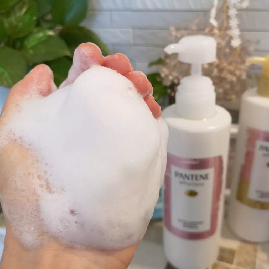 パンテーン エフォートレス グッドモーニング スムース シャンプー／トリートメント/パンテーン/市販シャンプーを使ったクチコミ（3枚目）