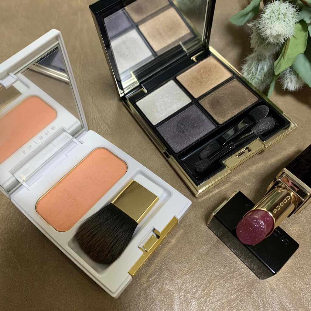 トーン ペタル チーク 02 オレンジ/to/one/パウダーチークを使ったクチコミ（1枚目）