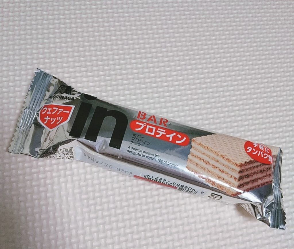 inバープロテイン/森永製菓/プロテインバーを使ったクチコミ（1枚目）