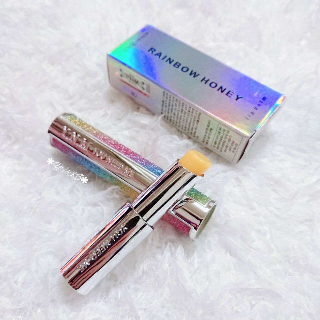 YNM  レインボーハニーリップバーム/YNM/リップバームを使ったクチコミ（3枚目）