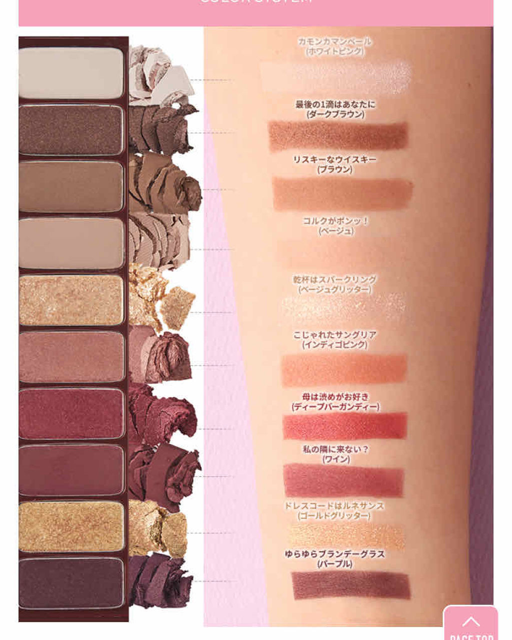 プレイカラー アイシャドウ/ETUDE/アイシャドウパレットを使ったクチコミ（3枚目）