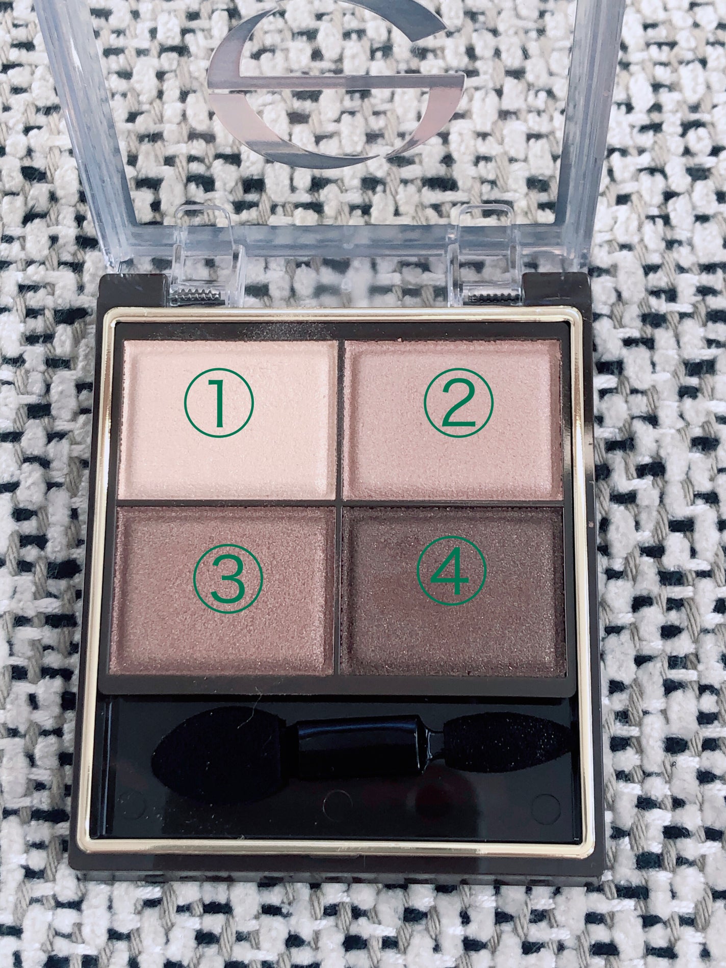 スキニーリッチシャドウ/excel/アイシャドウパレットを使ったクチコミ(2枚目)