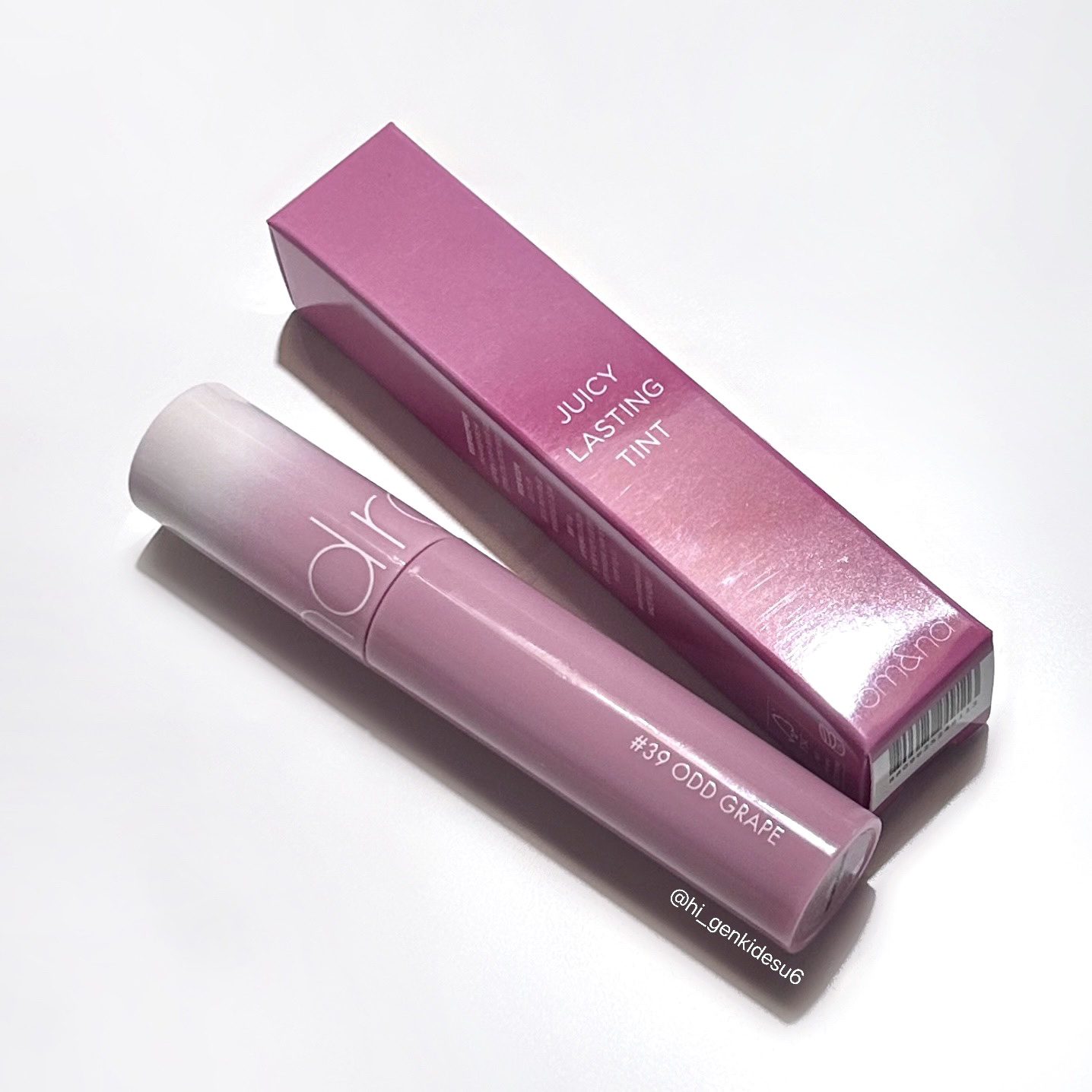 ジューシーラスティングティント/rom&nd/リップティントを使ったクチコミ（1枚目）