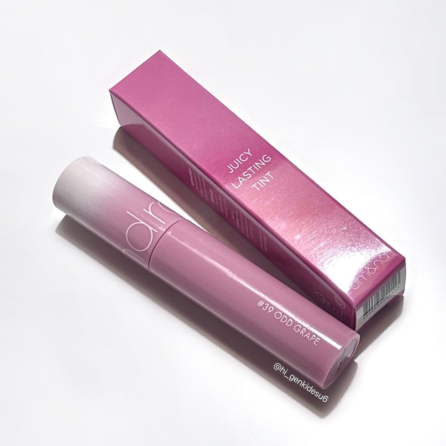 ジューシーラスティングティント/rom&nd/リップティントを使ったクチコミ(1枚目)