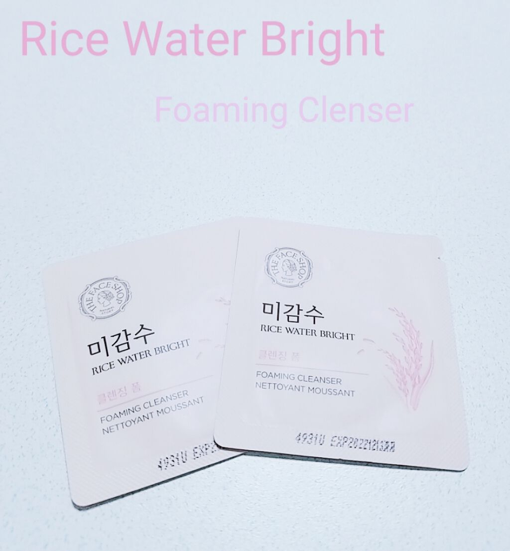 ライスウォーターブライト クレンジングウォーター/THE FACE SHOP/洗顔フォームを使ったクチコミ（1枚目）