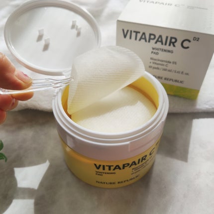 ビタペアC 美容液パッド/ネイチャーリパブリック/トナーパッドを使ったクチコミ(4枚目)