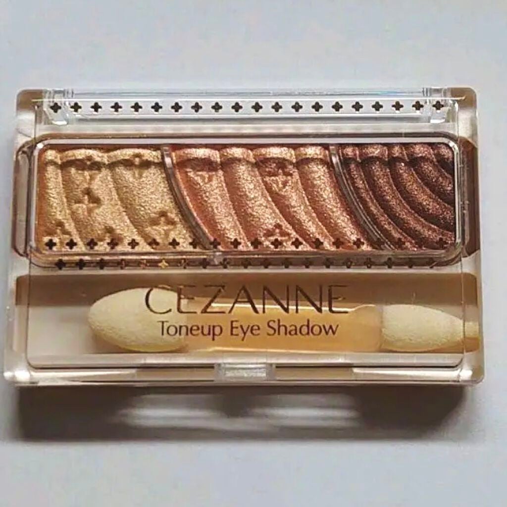 トーンアップアイシャドウ/CEZANNE/アイシャドウパレットを使ったクチコミ(1枚目)