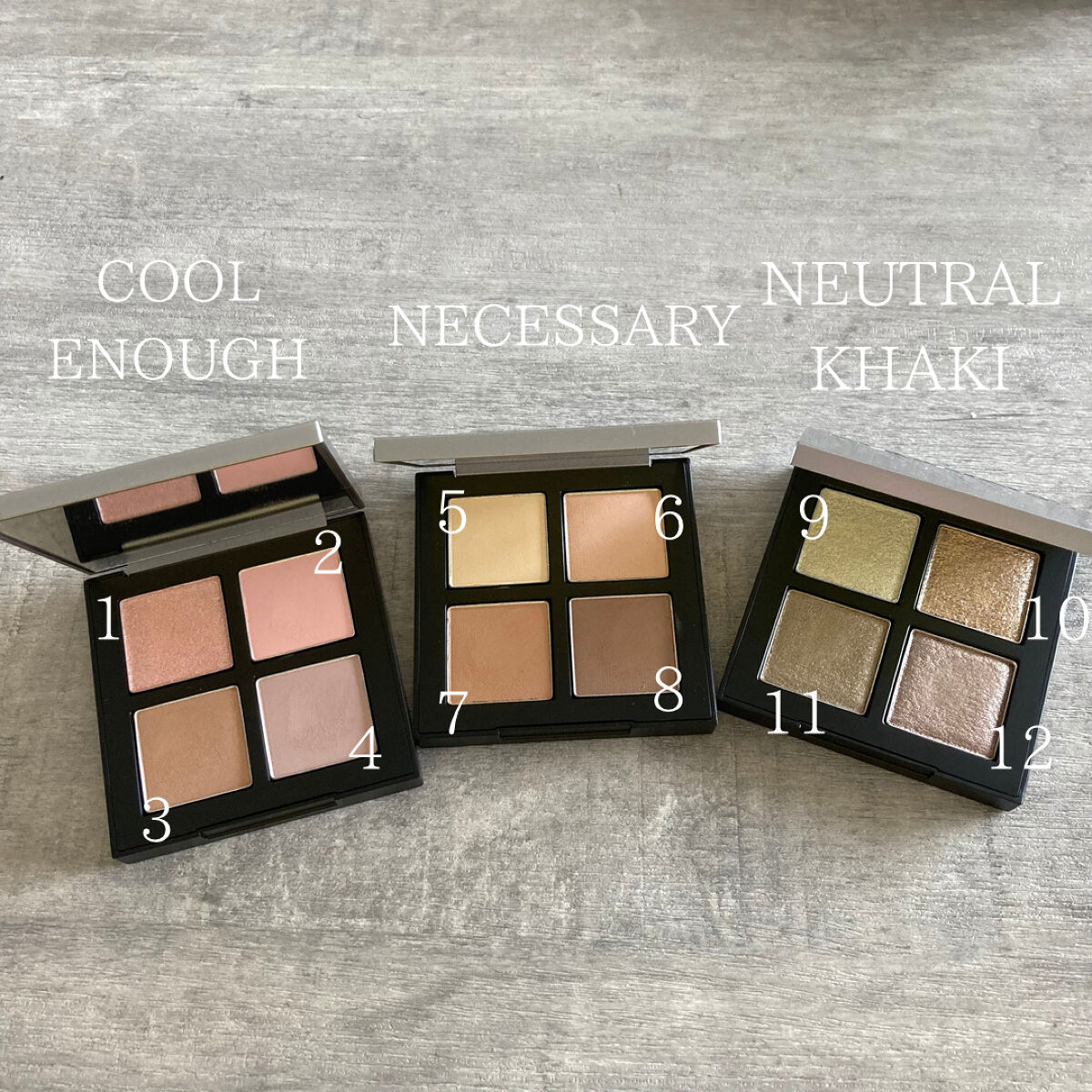 COLORFUL EYE PALETTE/NAMING./アイシャドウパレットを使ったクチコミ（1枚目）