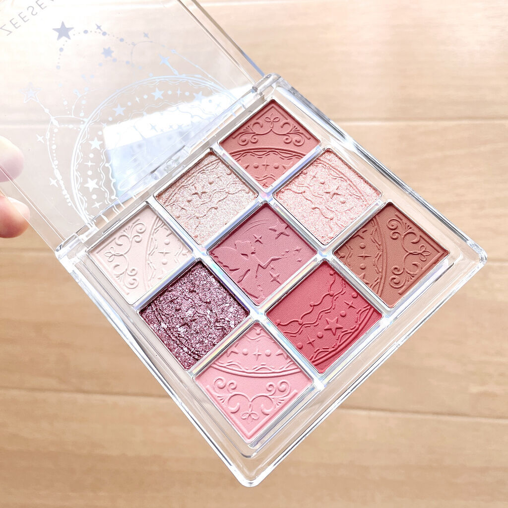 クォーツ 9色アイシャドウパレット(ドリームランドアイシャドウ)/ZEESEA/アイシャドウパレットを使ったクチコミ（3枚目）