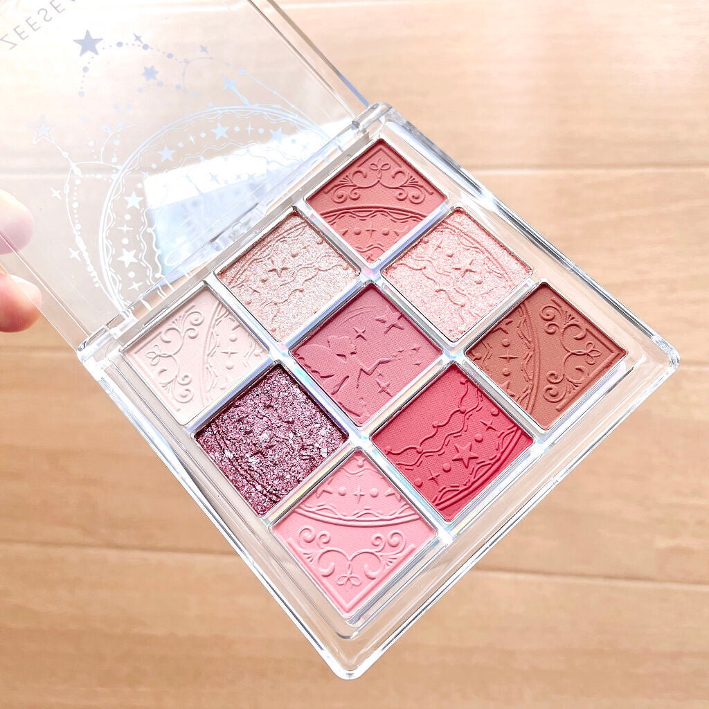 クォーツ 9色アイシャドウパレット(ドリームランドアイシャドウ)/ZEESEA/アイシャドウパレットを使ったクチコミ(3枚目)