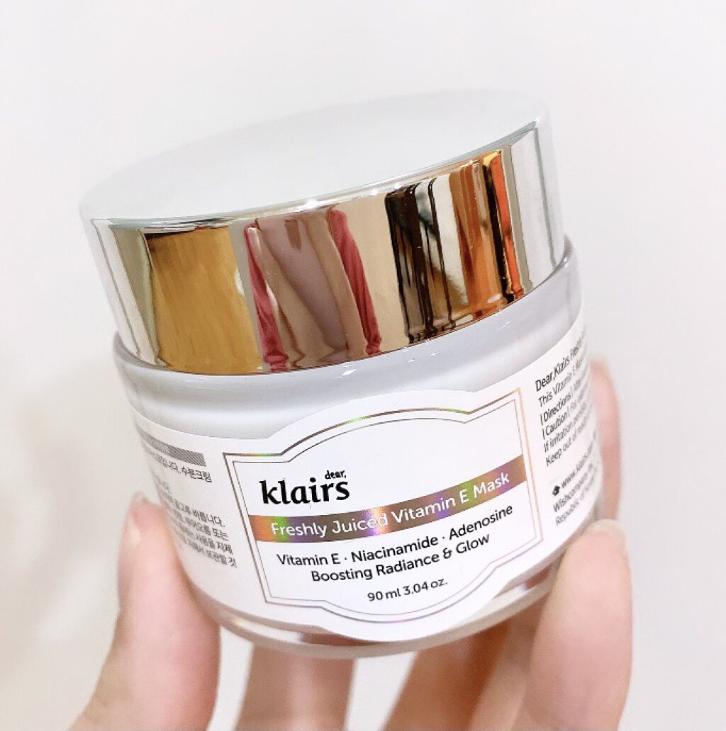 フレッシュリージュースドビタミンEマスク(90g)/Klairs/フェイスクリームを使ったクチコミ（1枚目）