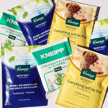 クナイプ バスソルト バニラ&ハニーの香り/クナイプ/無機塩系入浴剤を使ったクチコミ(1枚目)
