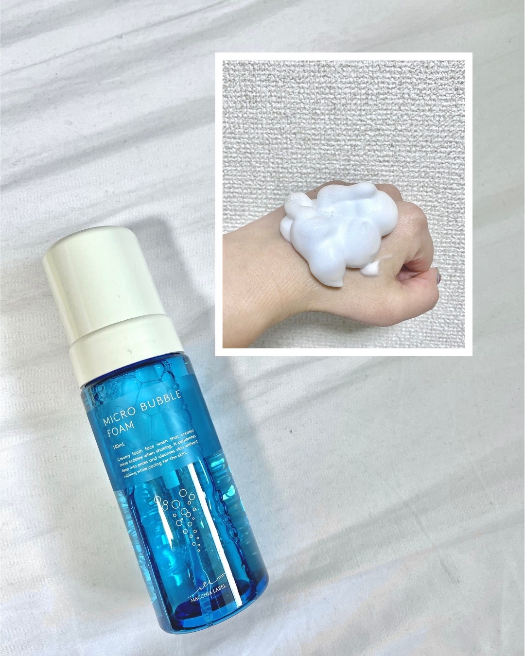 マイクロバブルフォームａ/Macchia Label/泡洗顔を使ったクチコミ（2枚目）
