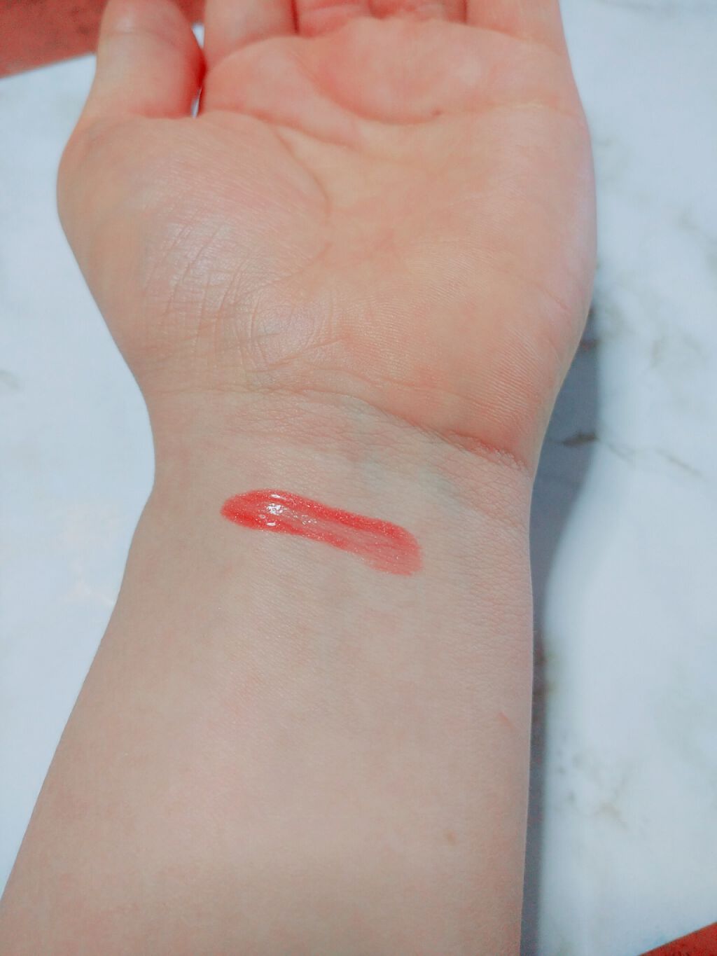 UR GLAM LUXE　TINT LIP GLOSS/U R GLAM/リップグロスを使ったクチコミ（2枚目）