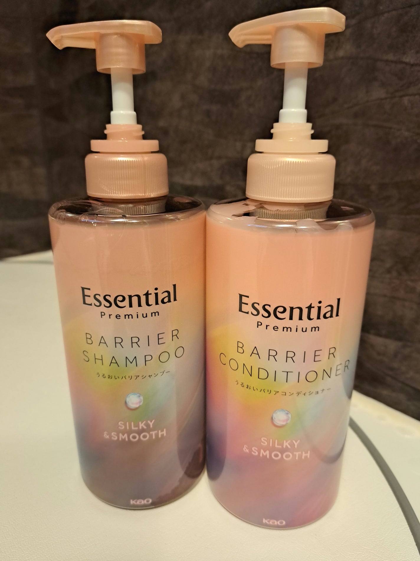 エッセンシャルプレミアム バリアシャンプー・コンディショナー シルキー&スムース/エッセンシャル/市販シャンプーを使ったクチコミ(1枚目)