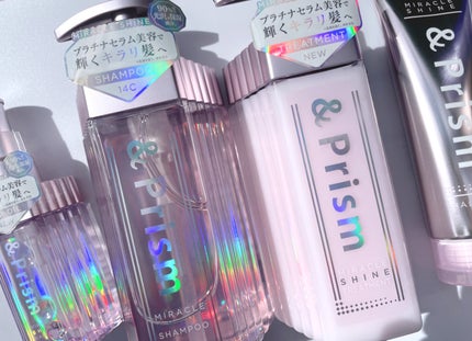 ミラクル シャイン シャンプー/ヘアトリートメント/&Prism/市販シャンプーを使ったクチコミ(1枚目)