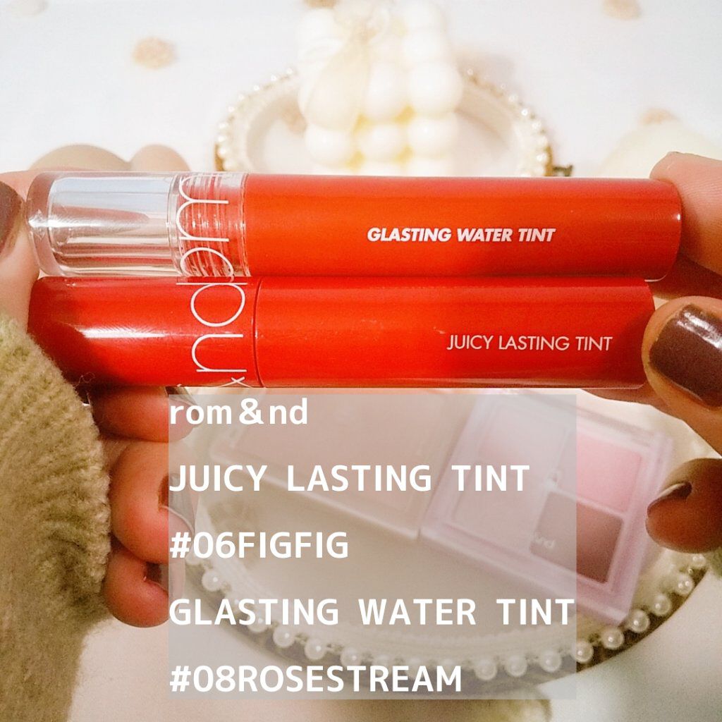 グラスティングウォーターティント/rom&nd/リップティントを使ったクチコミ（2枚目）