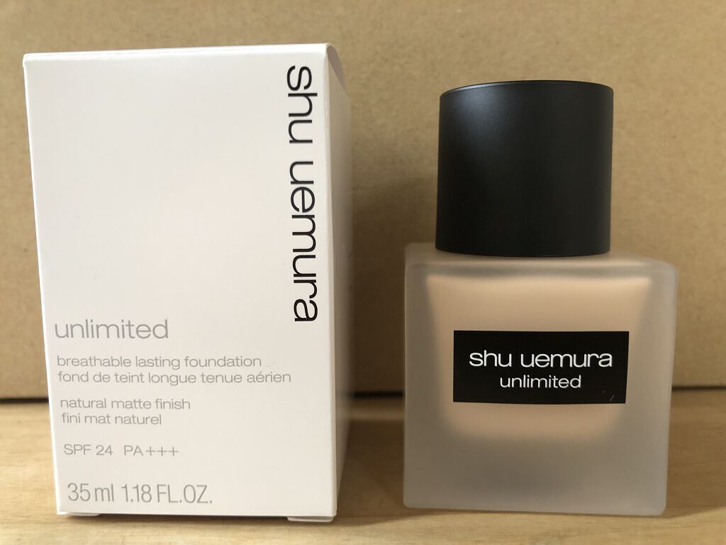 （旧）アンリミテッド ラスティング フルイド/shu uemura/リキッドファンデーションを使ったクチコミ（1枚目）