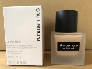 アンリミテッド ラスティング フルイド/shu uemura/リキッドファンデーションを使ったクチコミ（1枚目）