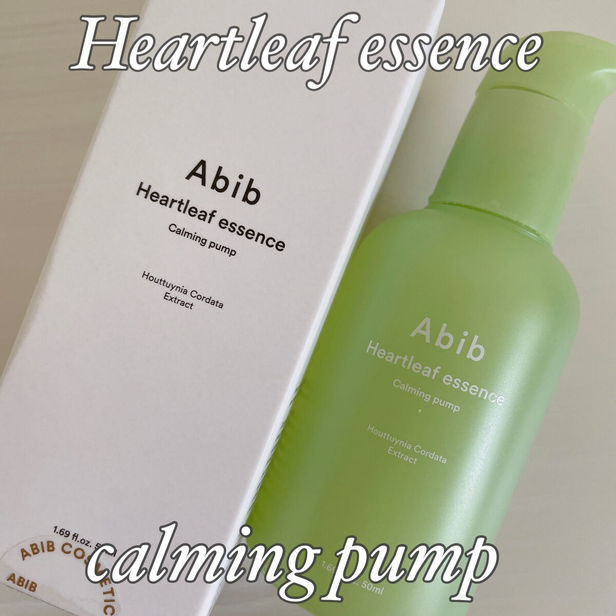 Abib Heartleaf essence Calming pump 20ml