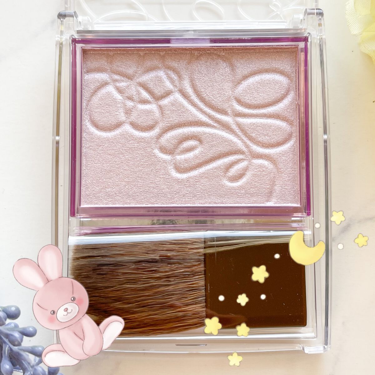 パールグロウニュアンサー/CEZANNE/パウダーハイライトを使ったクチコミ（2枚目）