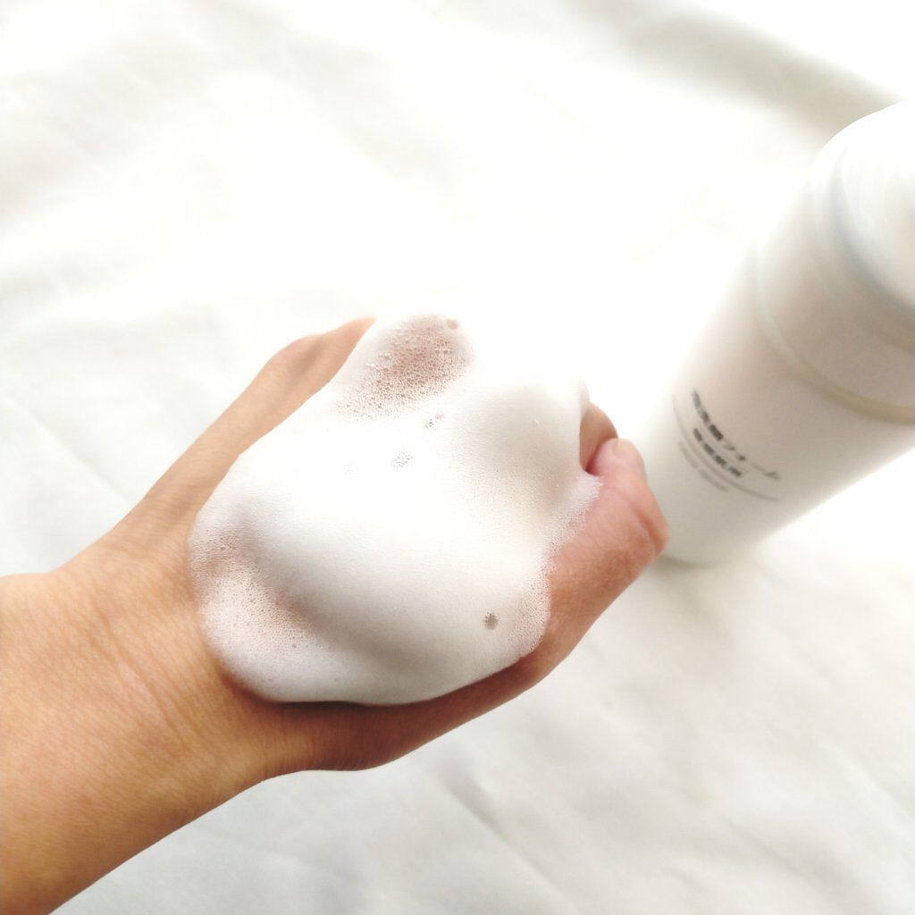 eのクチコミ「無印良品 泡洗顔フォーム 敏感肌用‪‪𓂃 𓈒𓏸◌‬

岩手県釜石の天然水を使用した洗顔フォーム.....」（3枚目）