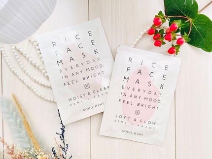RICE FACE MASKライスバリアフェイスマスク MOISTCLEAR/KOUJIHIME/シートマスク・パックを使ったクチコミ(2枚目)