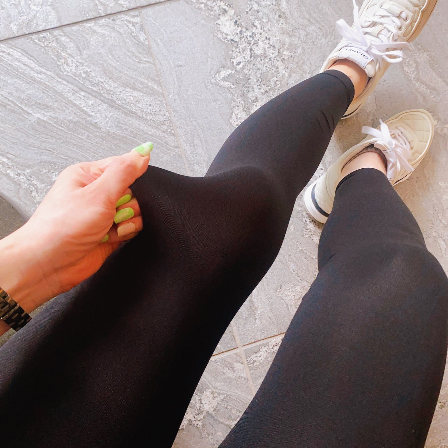スリムレギンス color+/BELMISE/着圧ソックス・レギンスを使ったクチコミ(5枚目)