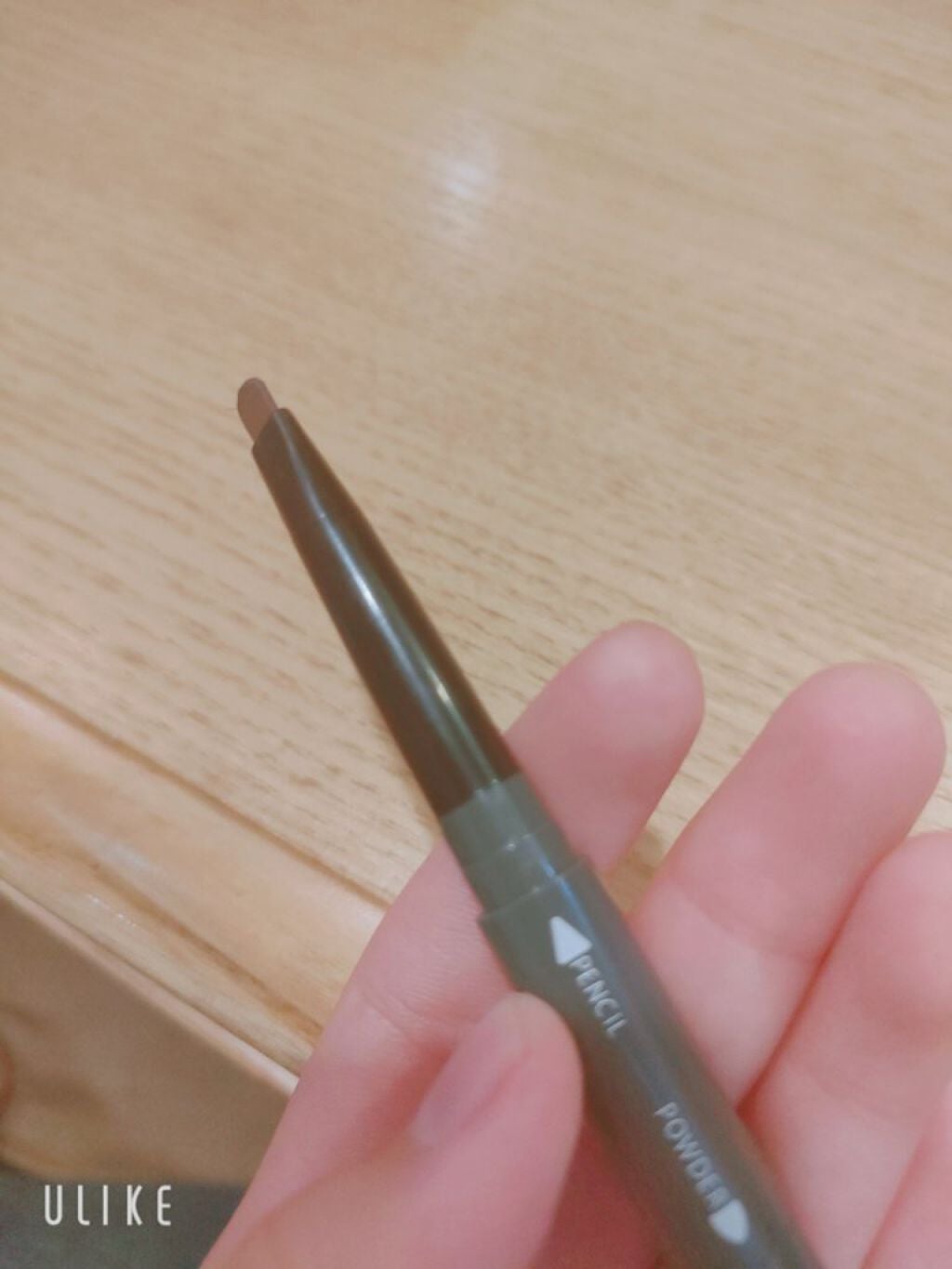 GENE3WAYアイブロウ三角芯タイプ/セリア/アイブロウペンシルを使ったクチコミ(2枚目)