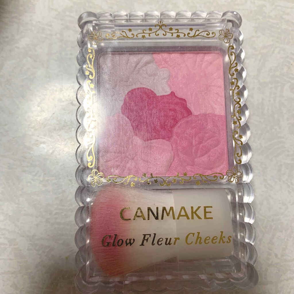 グロウフルールチークス/キャンメイク/パウダーチークを使ったクチコミ(1枚目)