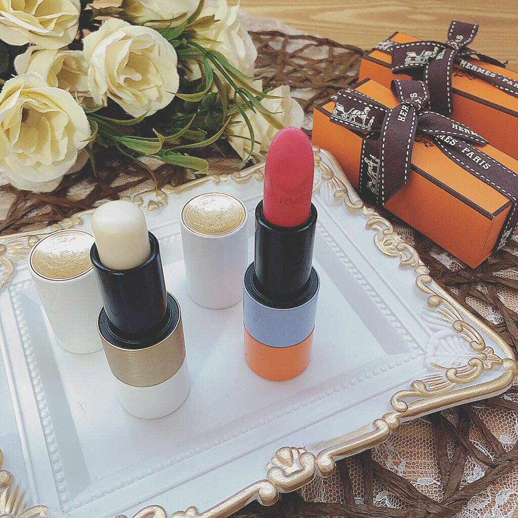 ルージュ エルメス ボーム ドゥ ソワン プール レ レーヴル/エルメス/リップバームを使ったクチコミ（2枚目）