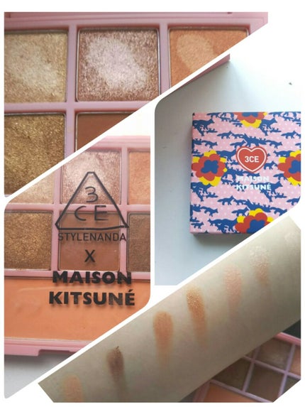 MAISON KITSUNE MULTI COLOR PALETTE/3CE/アイシャドウパレットを使ったクチコミ(1枚目)