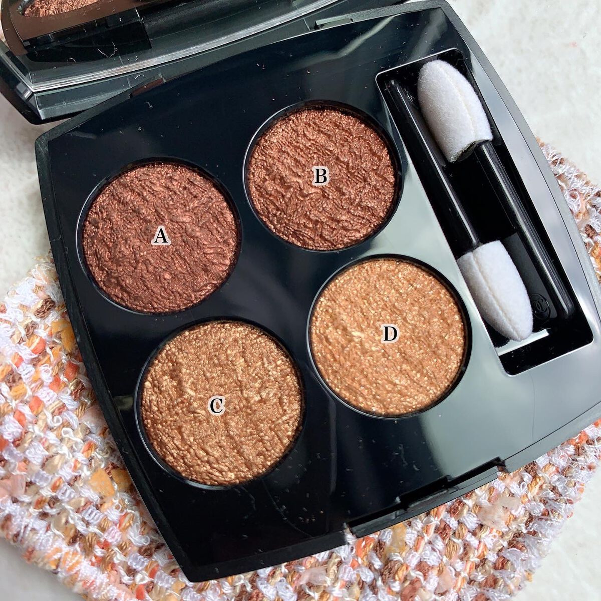 レ キャトル オンブル ツイード/CHANEL/アイシャドウパレットを使ったクチコミ(2枚目)