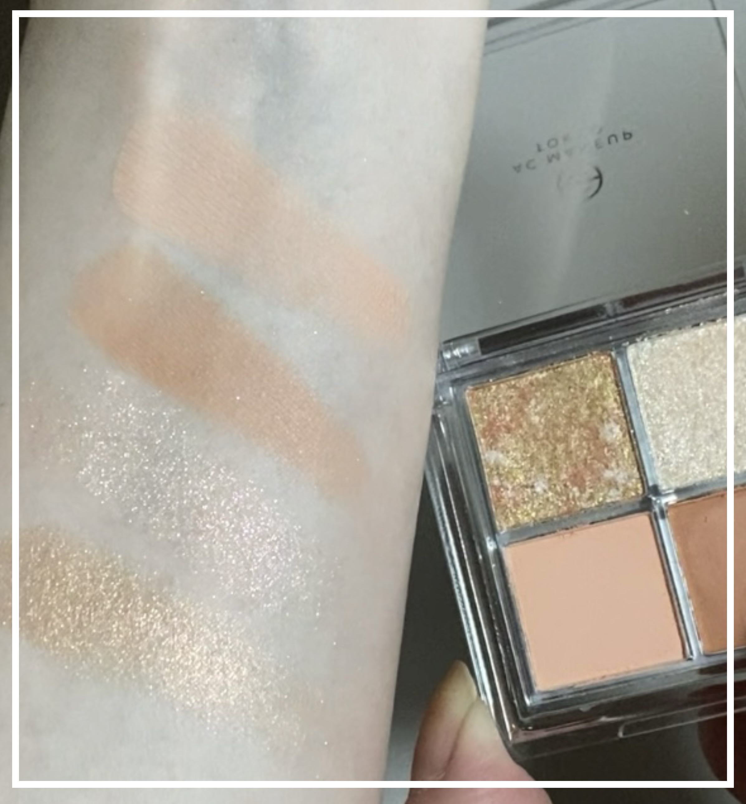 プリズムアイシャドウ/AC MAKEUP/アイシャドウパレットを使ったクチコミ（3枚目）