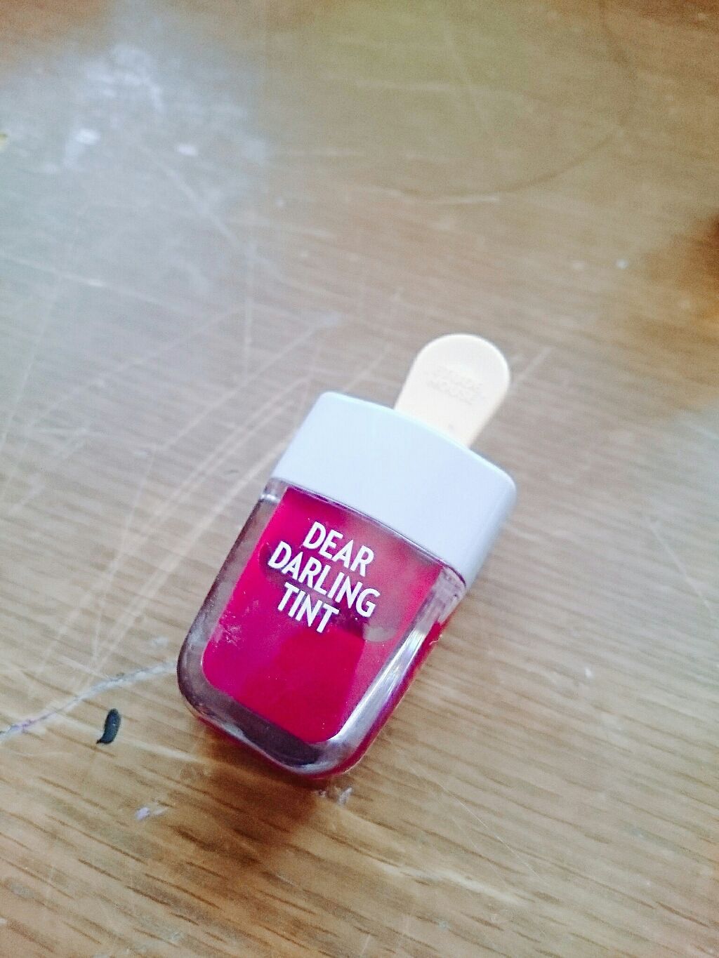 ディアダーリン ウォータージェルティント （アイスティント）/ETUDE/口紅を使ったクチコミ（1枚目）