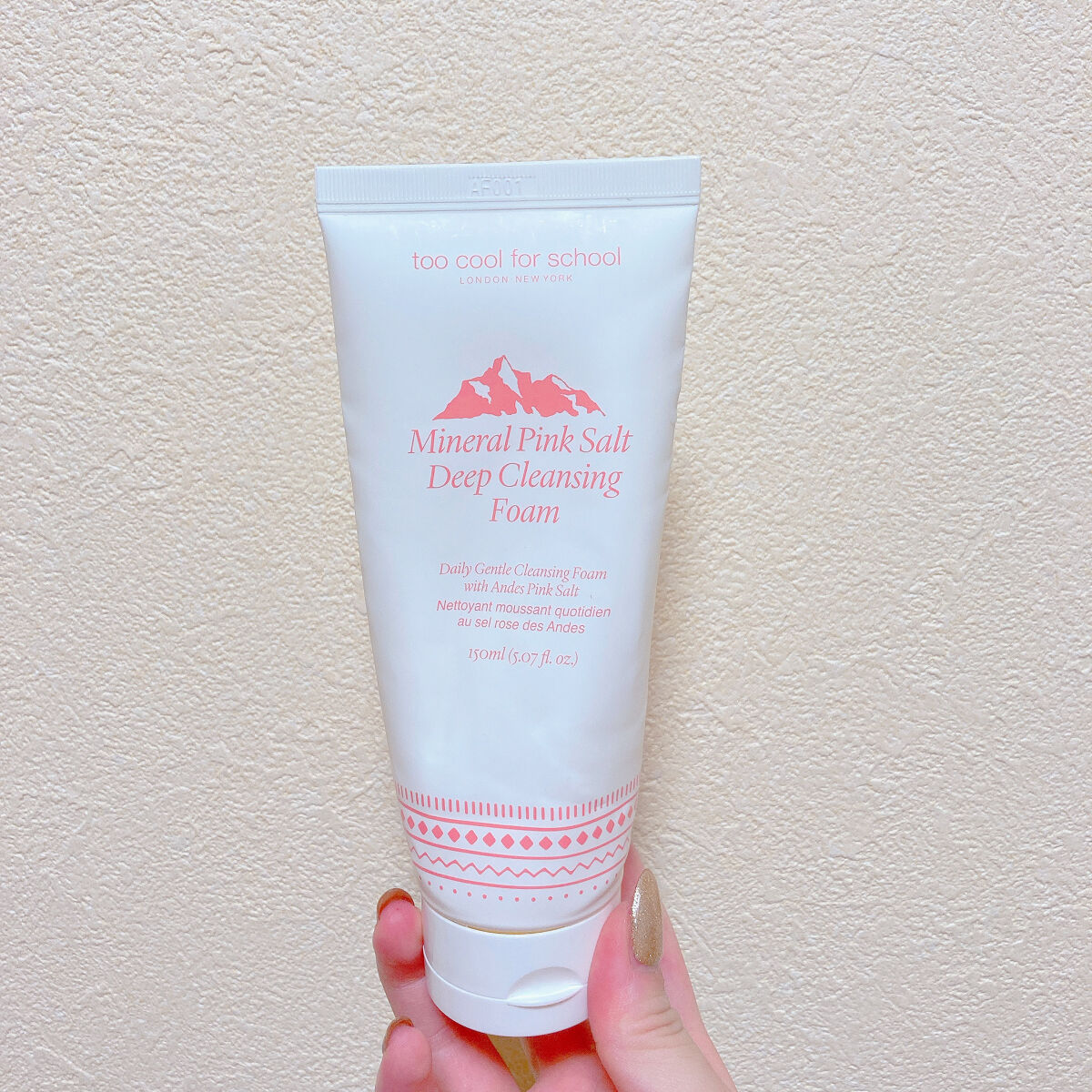 too cool for school ミネラルピンクソルト ディープクレンジング フォーム