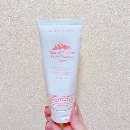 too cool for school ミネラルピンクソルト ディープクレンジング フォーム