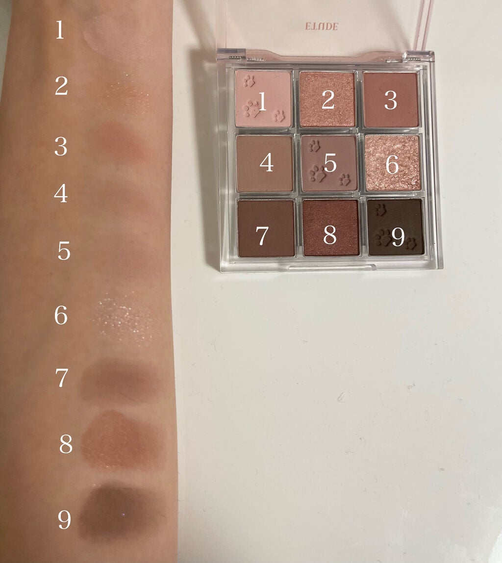 プレイカラーアイズ ダスティキャット/ETUDE/アイシャドウパレットを使ったクチコミ(3枚目)