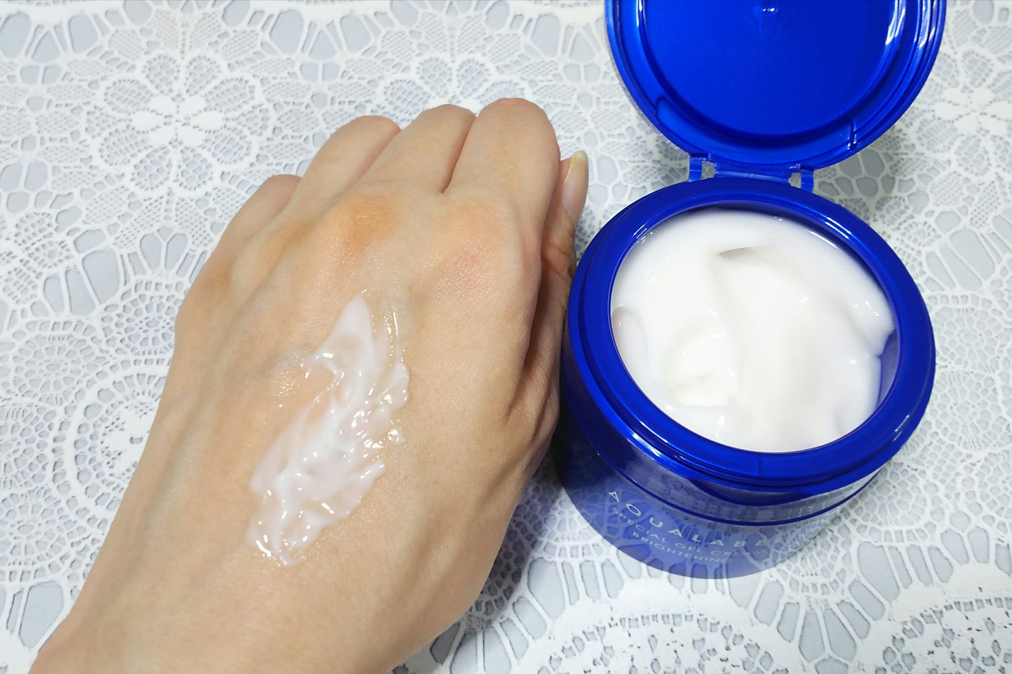 スペシャルジェルクリーム EX （ブライトニング） /アクアレーベル/オールインワン化粧品を使ったクチコミ（3枚目）