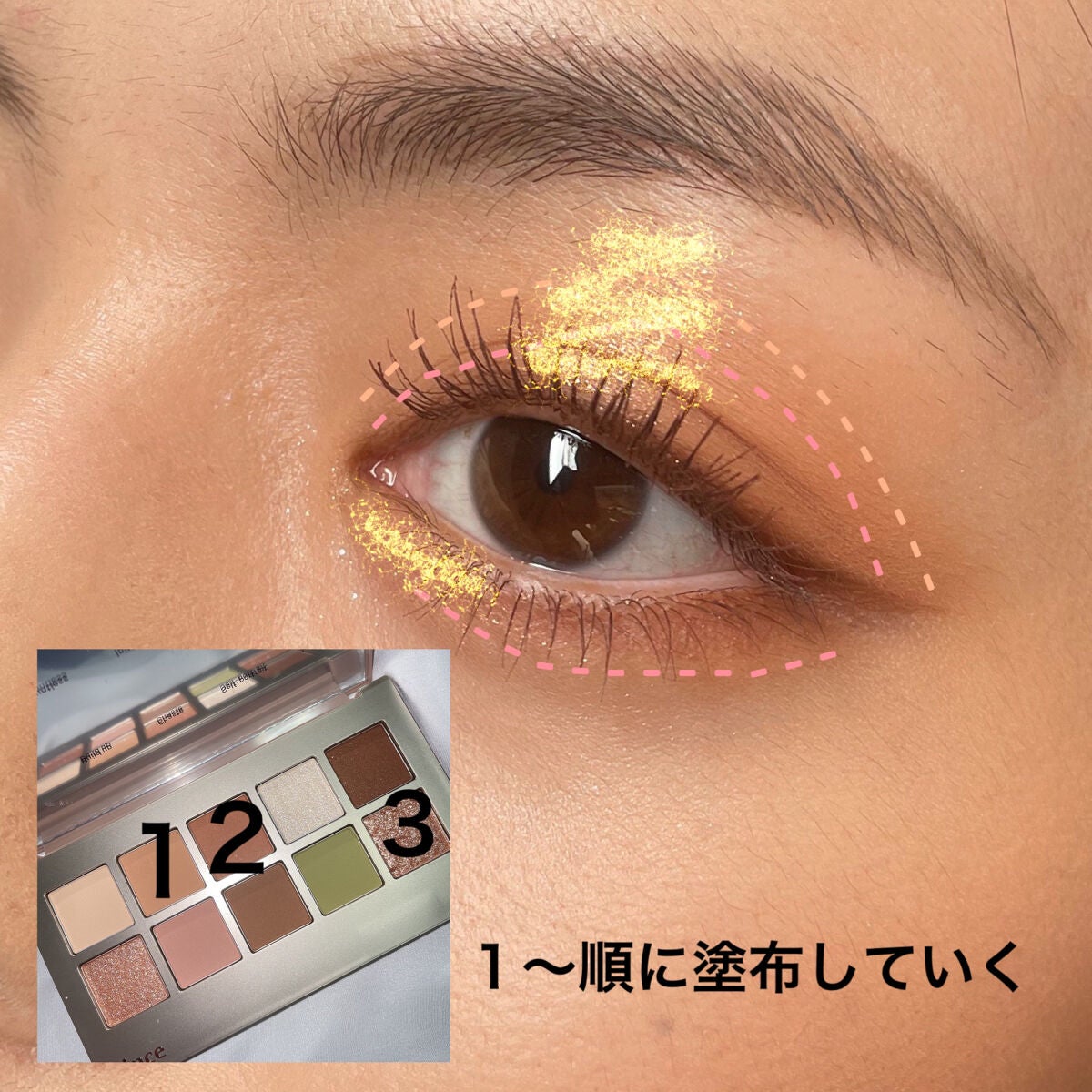 ニューデップスアイシャドウパレット/hince/アイシャドウパレットを使ったクチコミ(7枚目)