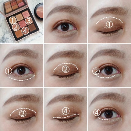 オーガズムライジング アイシャドーパレット/NARS/アイシャドウパレットを使ったクチコミ(4枚目)