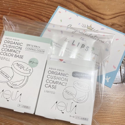 オーガニッククッションカラーベース/アクア・アクア/化粧下地を使ったクチコミ(1枚目)