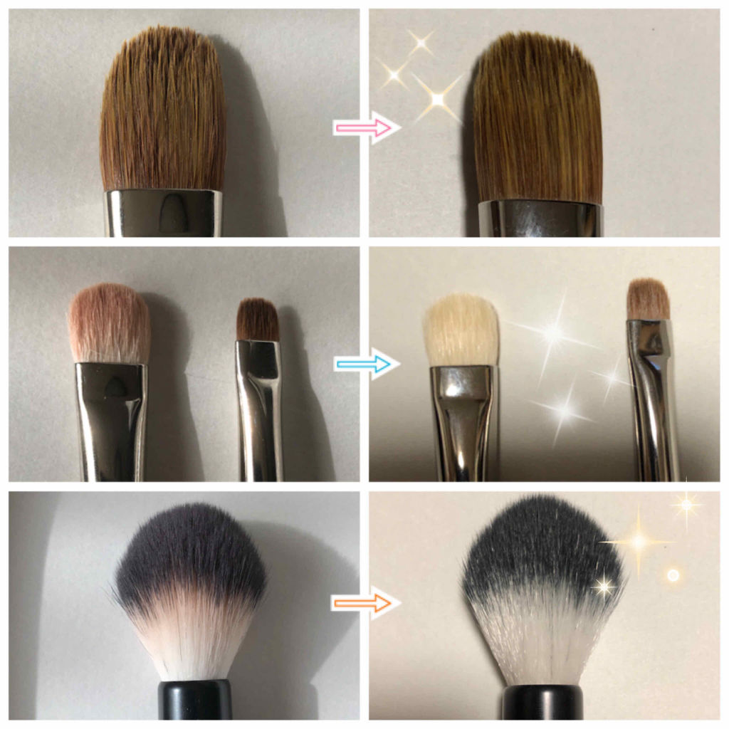 メイクブラシ専用クリーナー/DAISO/その他化粧小物を使ったクチコミ（2枚目）