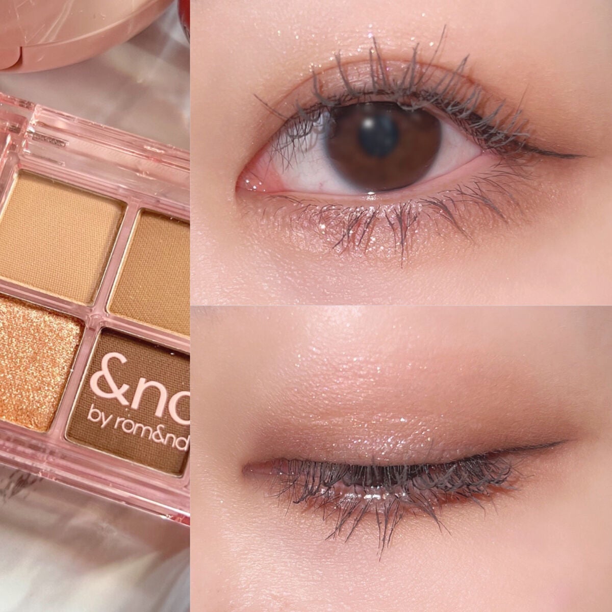 アンドバイロムアンド メロウアイパレット/&nd by rom&nd/アイシャドウパレットを使ったクチコミ(1枚目)